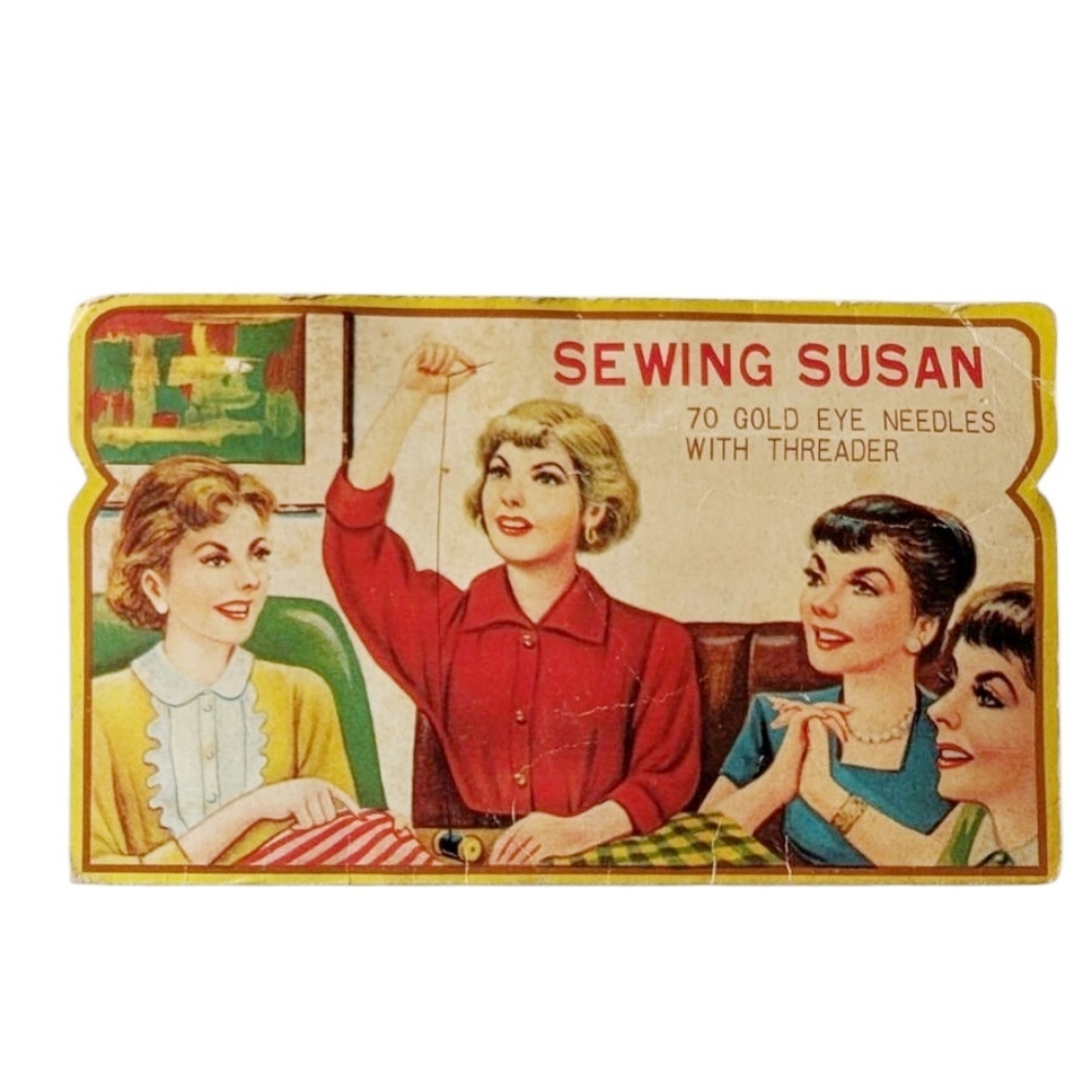 SEWING NEEDLE Vintage Kits Retro Homemaker Notions Colorful - Picture 3 of 6